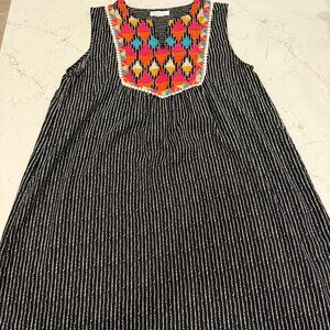 Black and White Patterned Dress